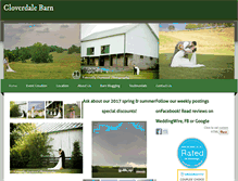 Tablet Screenshot of cloverdalebarn.com